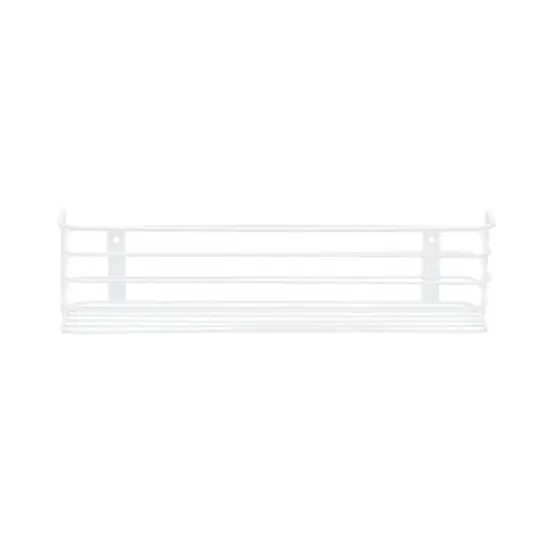 Household Essentials 13.4" Short Door Mount Cabinet OrganizerWhite {8}