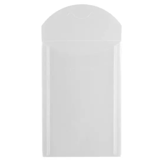 JAM Paper 4.125" x 6" Clear Plastic Tuck Flap Closure Envelopes, 12ct. {3}