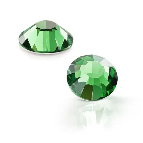 Preciosa MAXIMA SS7 Flat Back Czech Crystals, 144ct. Shamrock {4}