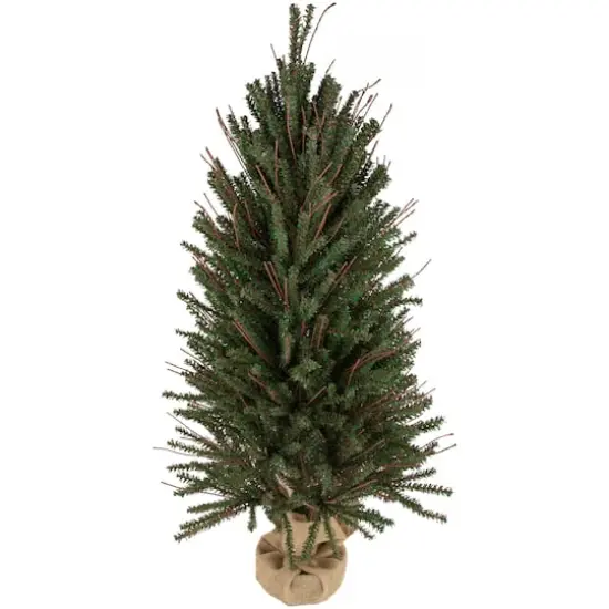 3ft. Unlit Green & Brown Warsaw Twig Artificial Christmas Tree {1}