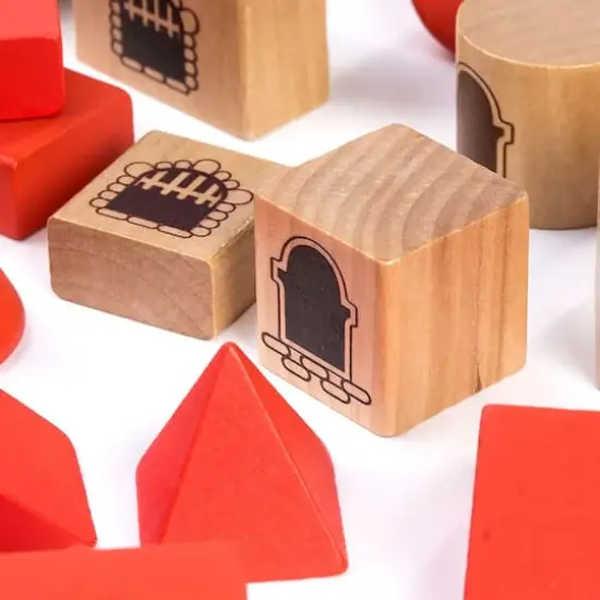 Miniland Wooden Stacking Castle Play Set {4}