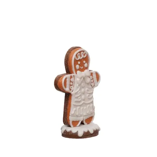 4.75" Frosted Gingerbread Man Clay Tabletop D&eacute;cor by Ashland&reg; {3}