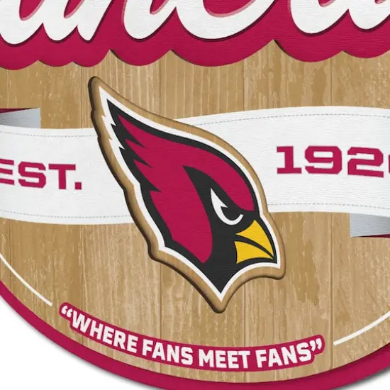 NFL Fan Cave Sign Arizona Cardinals {5}