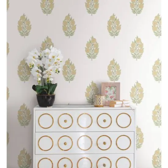 RoomMates Tamara Day Dutch Floral Peel & Stick Wallpaper Yellow {5}