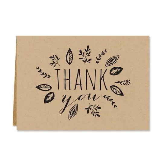 Hortense B. Hewitt Co. Kraft Thank You Cards {7}