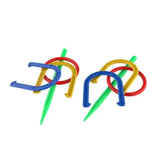 Toy Time 2-in-1 Horseshoe & Ring Toss Set {1}