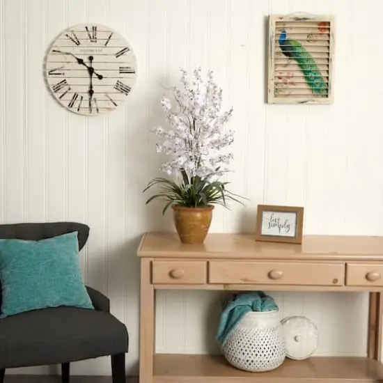 Triple Dancing Lady Silk Flower Arrangement {4}