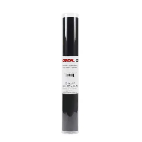 ORACAL&reg; 651 Permanent Adhesive Matte Vinyl Black {1}