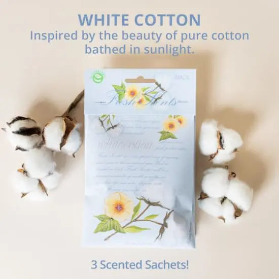 Willowbrook&reg; Fresh Scents&trade; White Cotton Fragrance Sachets {4}