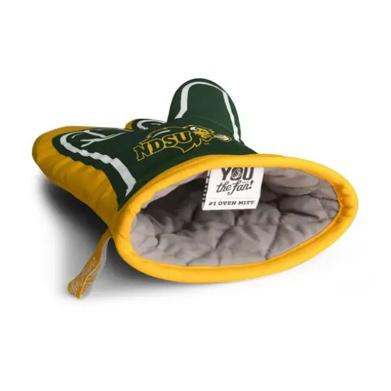 Quilted No.1 Oven Mitt North Dakota State Bison {5}