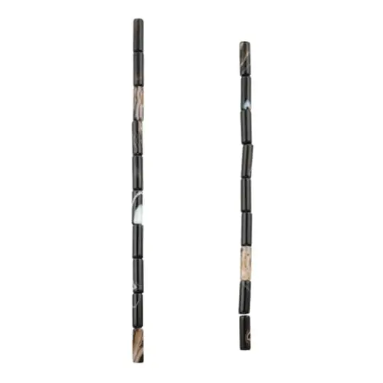 Tuxedo Agate Tube Beads, 13mm by Bead Landing&trade; {4}