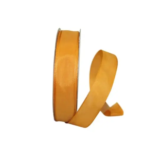 Reliant 7/8" x 50yd. Linen Touch Mono Solid Ribbon Gold {1}