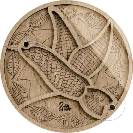 Wonderland Crafts 5.5" Bird Bead Organizer With Transparent Cover {1}