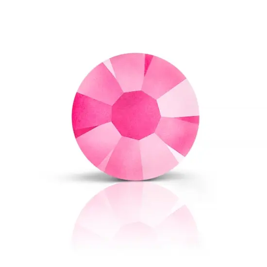 Preciosa MAXIMA SS10 Czech Crystal Flat Back Rhinestones, 144ct. Neon Pink {1}