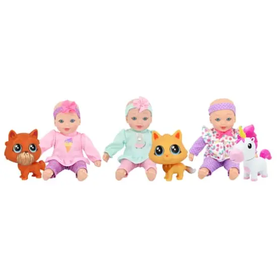 Little Darlings Little Sweeties Baby Doll With Pets {3}