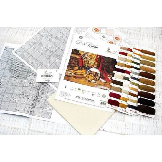 Luca-s A Reluctant Playmate Counted Cross Stitch Kit {10}