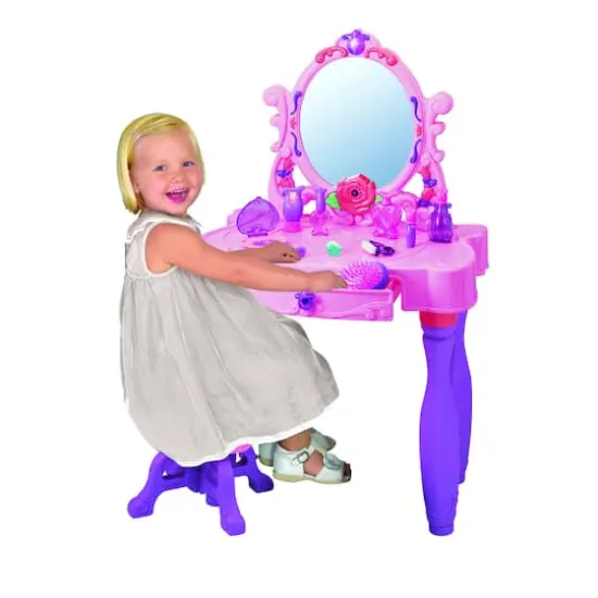 Red Box Toy Light Up Princess Vanity Table {3}