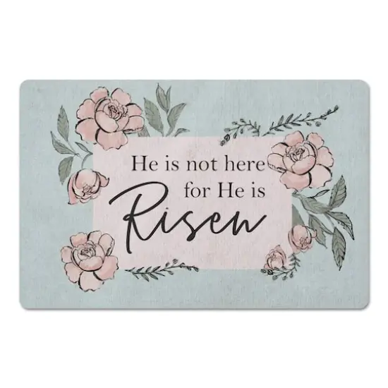 He is Risen 18" x 27" Floor Mat {1}