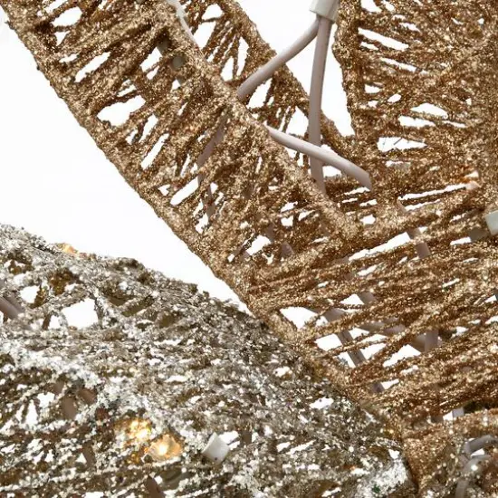 48" Crystal Splendor Reindeer Decoration, White LED Lights {6}