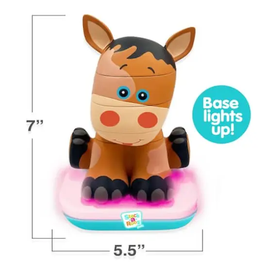 Stack-a-Roos Pals&trade; Baby Horse Stacking Animal Tower {4}