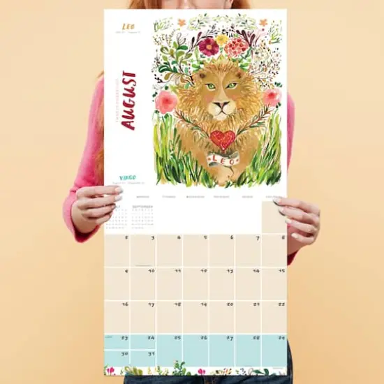 2026 Zodiac Wall Calendar {5}