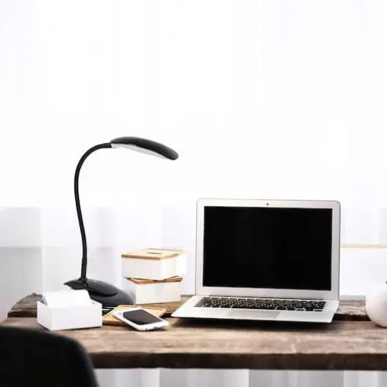 Simple Designs Flexi LED Rounded Clip Light Black {5}