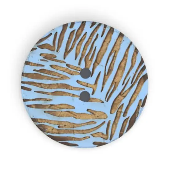 Dritz® 30mm Sustainable Coconut Round Button, 3ct. Light blue {5}