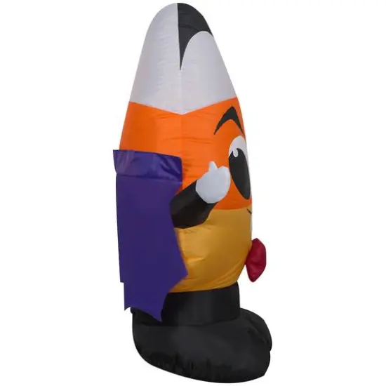 3.5" Airblown&reg; Inflatable Halloween Candy Corn Vampire {4}