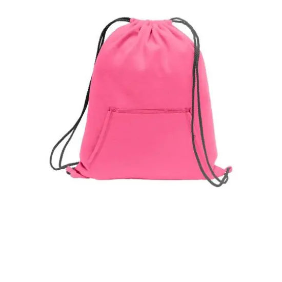 Port & Company&reg; Core Fleece Sweatshirt Cinch Pack Neon Pink {1}