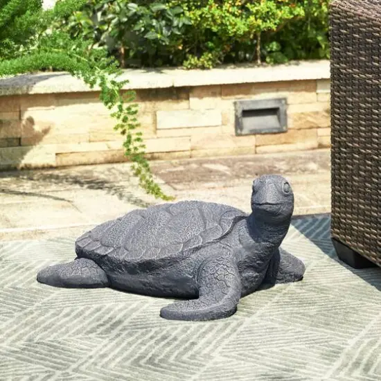 Glitzhome&reg; 22.7" Turtle Garden Statue {6}
