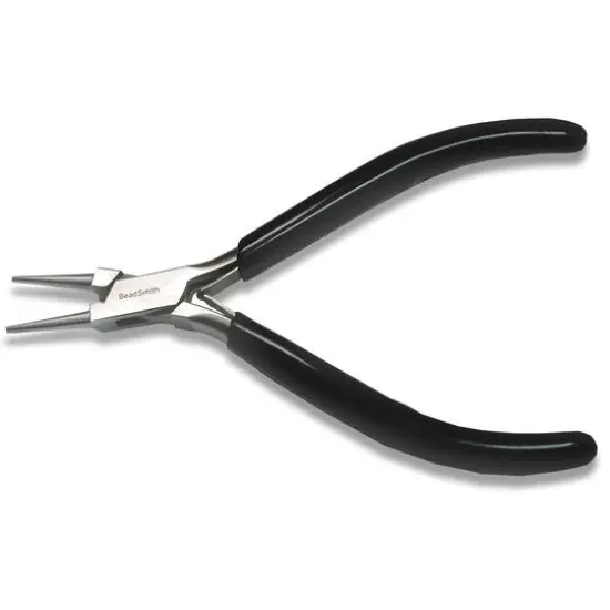 The Beadsmith&reg; 4.5" Super-Fine Round Nose Pliers {1}