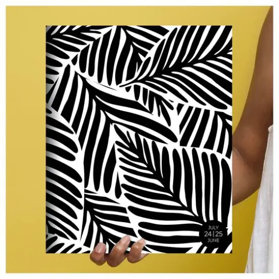 TF Publishing 2024-2025 Large Black Leaves Monthly Planner {7}