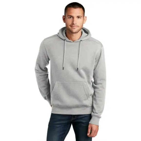 District&reg; Perfect Weight&reg; Fleece Hoodie Heathered Steel {4}