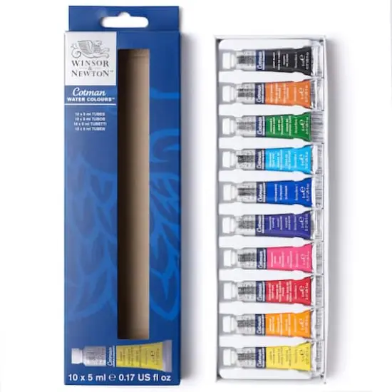 Winsor & Newton&trade; Cotman Water Colours&trade;10 Color Paint Set {1}