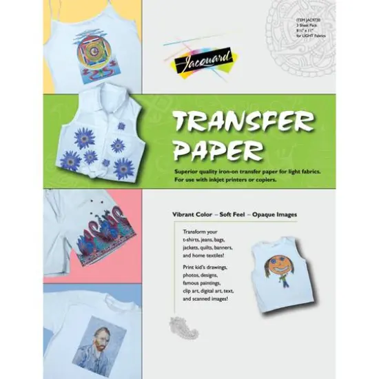Jacquard Transfer Paper for Light Fabric {1}