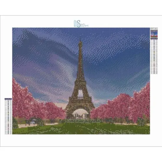 Sparkly Selections Eiffel Tower Diamond Painting Kit, Square Diamonds {4}