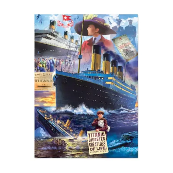 The Titanic - Collage Puzzle: 1000 Pcs {1}