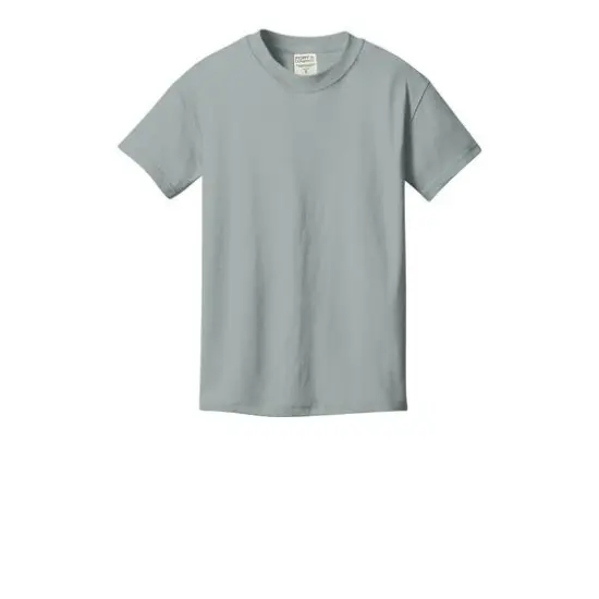 Port & Company® Beach Wash Garment-Dyed Youth T-Shirt Pewter {1}