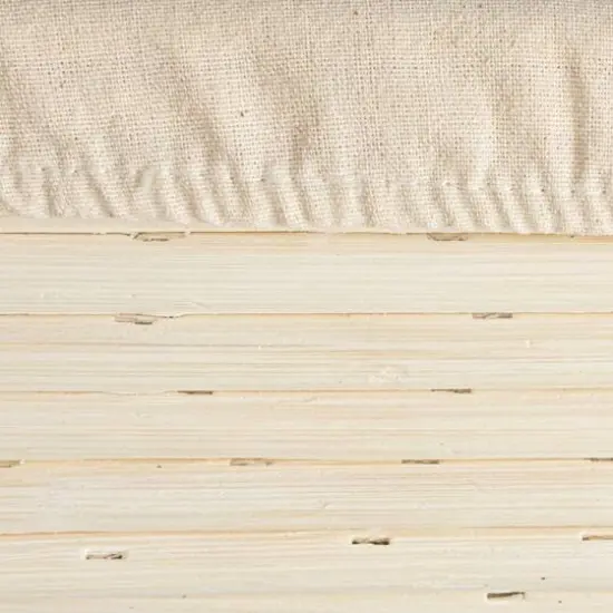 Hello Honey&reg; 13.75" Chic White Oval Rattan Tray {6}