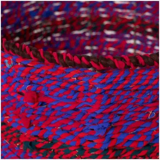 CosmoLiving by Cosmopolitan Multicolor Cotton Bohemian Storage Basket Set {9}