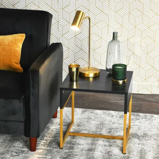 Household Essentials 18" Wrap End Table Black {4}