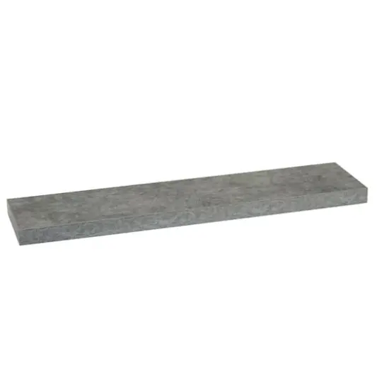 Household Essentials Floating Wall Shelf Gray {1}
