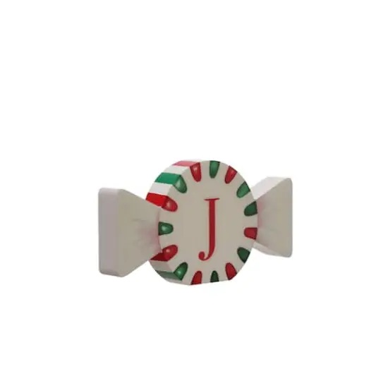 8" Candy Monogram Tabletop D&eacute;cor by Ashland&reg; J {3}