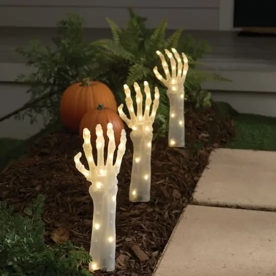 60" LED Light-Up Skeleton Arms Pathway Stakes by Ashland&reg; {3}
