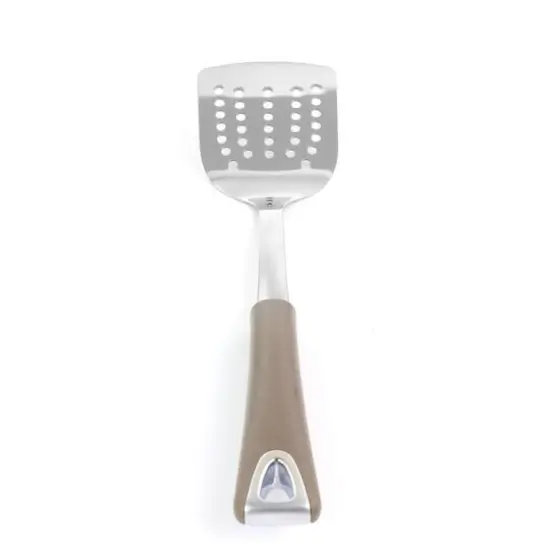 Martha Stewart Gray Stainless Steel Slotted Turner {4}