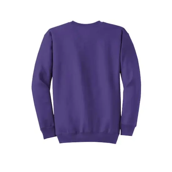 Port & Company&reg; Brights Core Fleece Crewneck Sweatshirt Purple {5}
