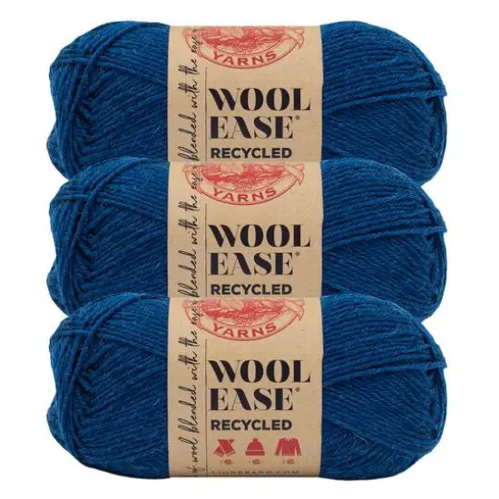 3 Pack Lion Brand&reg; Wool-Ease&reg; Recycled Solid Yarn Terracotta {2}