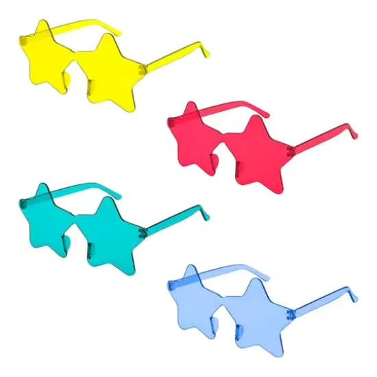 5.5" Star Shaped Glasses, 4ct. by Celebrate It&trade; {3}