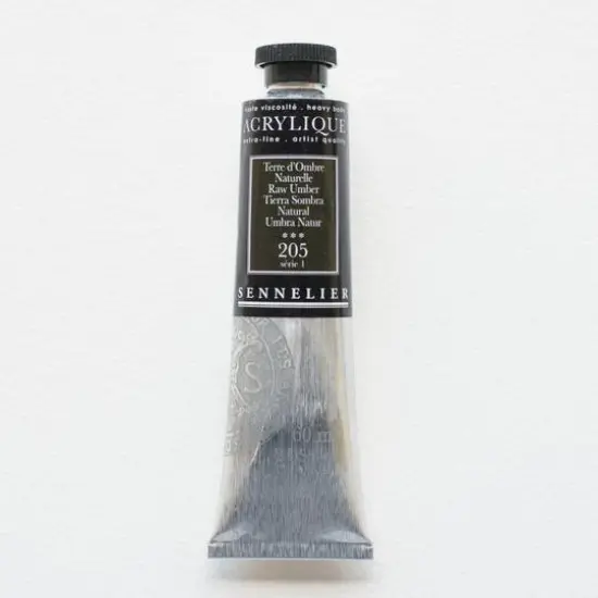 Sennelier Extra Fine Artists' Acrylic Paint, 60mL 205 Raw Umber {1}