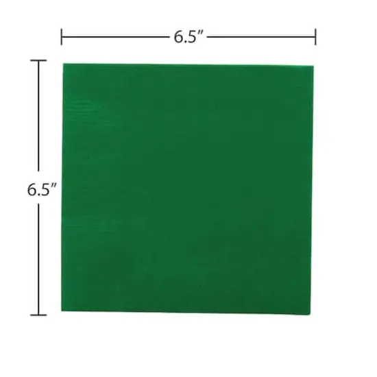 JAM Paper Medium Lunch Napkins, 100ct. Green {4}